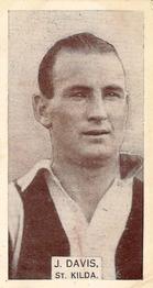 1933 Wills's Victorian Footballers (Small) #100 Jack Davis Front